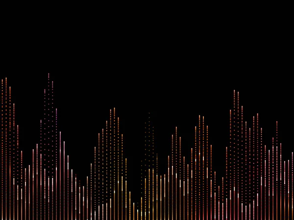 Hang Spectrum Analyzer háttér — Stock Fotó