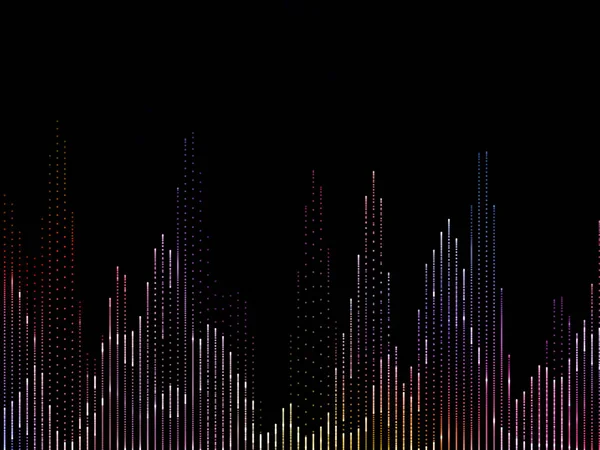 Ses Spectrum Analyzer arka plan — Stok fotoğraf