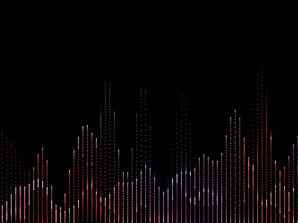 Ses Spectrum Analyzer arka plan — Stok fotoğraf