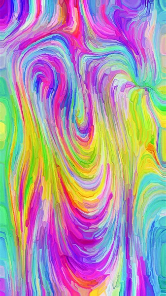 Beweging Van Kleurrijke Patroon Van Organische Aquarel Texturale Elementen Voor — Stockfoto