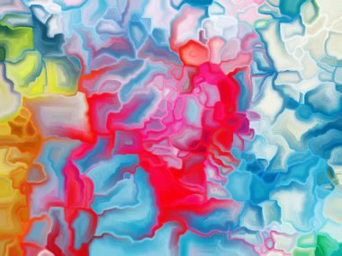 Tasarımlar ve dekore edilmiş arka planlar için sanatsal sanal boya detayı