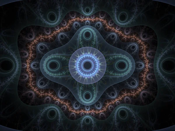Iterated Function System Series Julian Flame Fractal Belongs Ifs Class — Stock Photo, Image