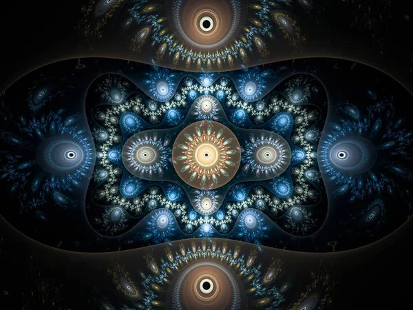 Iterated Function System Series Julian Flame Fractal Belongs Ifs Class — Stock Photo, Image