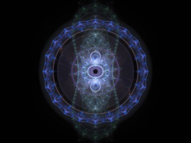 Tekrarlanan Fonksiyon Sistemi serisi. Julian Flame fraktal IFS sınıfına aittir ve yaygın olarak renkli bilimsel ve sanatsal arka planlar için kullanılır.