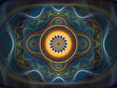 Tekrarlanan Fonksiyon Sistemi serisi. Julian Flame fraktal IFS sınıfına aittir ve yaygın olarak renkli bilimsel ve sanatsal arka planlar için kullanılır.