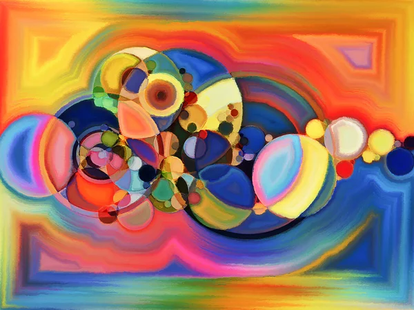 Leven Van Vormen Serie Samenstelling Van Abstracte Vormen Vormen Geschikt — Stockfoto