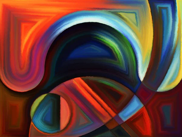 Life Forms Series Arrangement Abstract Forms Shape Subject Art Painting — Stock Photo, Image