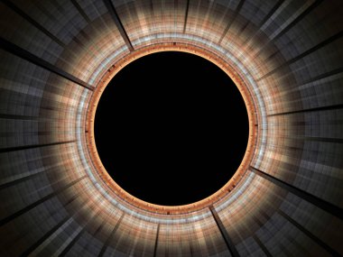 Grafik tasarım ve sanatta kullanılmak üzere karmaşık fraktal desenlerin yüksek çözünürlüklü çizimi