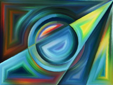 Uçak bölümü serisi. Sanat, resim, tasarım ve eğitim konularında soyut biçimlerin arkaplan tasarımı