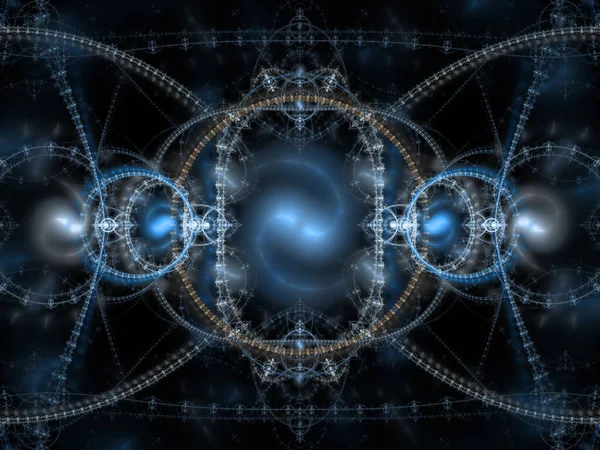 Fraktális Űrsorozat Bonyolult Absztrakt Szerkezete Természetes Önhasonló Szerves Minták Természetre — Stock Fotó