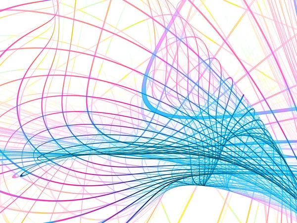 Математичні Лінії Серії Шаблон Мережі Наукових Технологічних Проектів — стокове фото