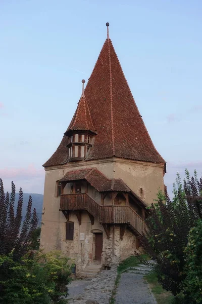 Turnul Pantofilor Sighisoara Transilvania Romania — Fotografie, imagine de stoc