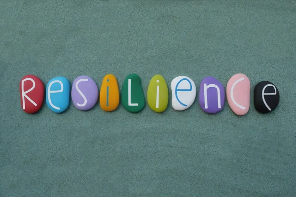 Resilienz Die Fähigkeit Nach Etwas Schwierigem Oder Schlechtem Wieder Glücklich — Stockfoto