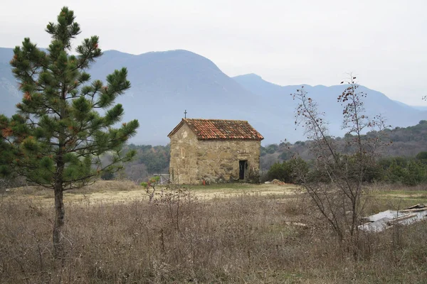 Small churches along the road to the city Dzegvi, Georgia, Mtskheta