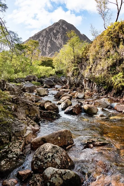 Buachaille Etive Een Berg Aan Het Hoofd Van Glen Etive — Stockfoto