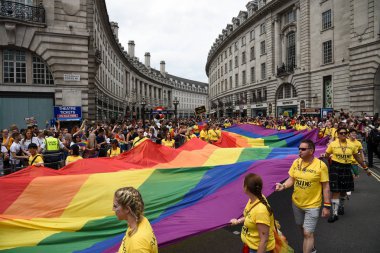 İnsanlar Pride Parade 2019 Londra City, Ingiltere de parading
