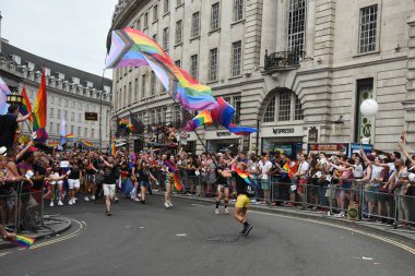 İnsanlar Pride Parade 2019 Londra City, Ingiltere de parading