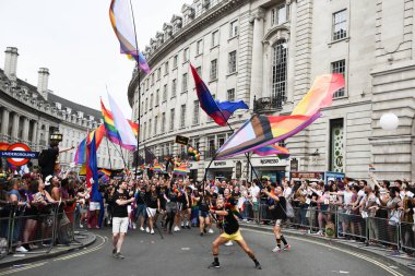 İnsanlar Pride Parade 2019 Londra City, Ingiltere de parading