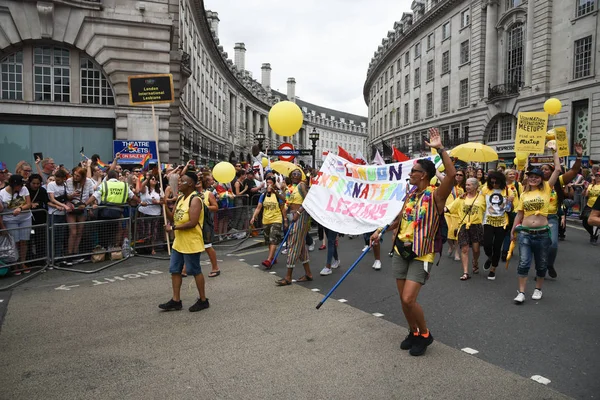 İnsanlar Pride Parade 2019 Londra City, Ingiltere de parading