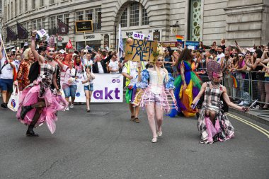 İnsanlar Pride Parade 2019 Londra City, Ingiltere de parading