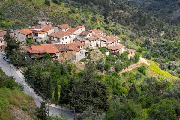 Ορεινό χωριό Λαζανιά στην Κύπρο — Φωτογραφία Αρχείου