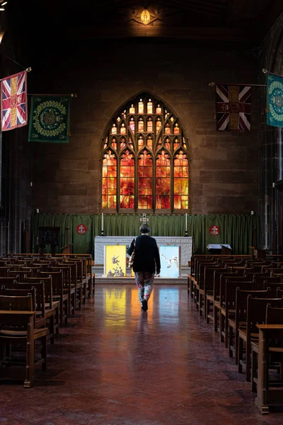 El interior de la Catedral de Manchester —  Fotos de Stock