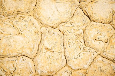 Kuru, çatlak zemin. Küresel ısınma imajını kavra.