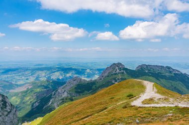 Giewont mountain Polonya Tatra Dağları'nda güzel görünümü. Zakopane, Polonya
