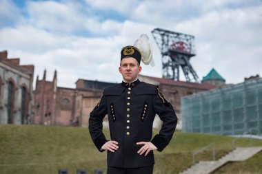 Siyah kömür madenci gala töreni üniforması, Silezya, Polonya