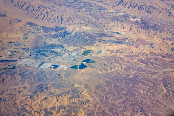 Negev desert in Israel. Aerial drone view