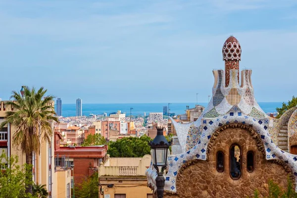 Barcelona view from park Guell — Stock Photo, Image