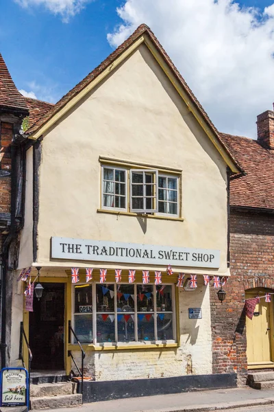 West Wycombe Inglaterra Junho 2018 Traditional Sweet Shop Loja Vende — Fotografia de Stock