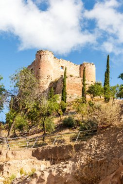 Castle, Huelma, il Jaen, İspanya