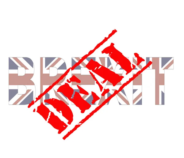 Brexit Anlaşma Pencere Boyutu — Stok fotoğraf