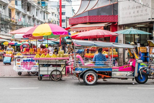 Bangkok Thaïlande Septembre 2018 Scène Typique Sur Yaowarat Road Est — Photo