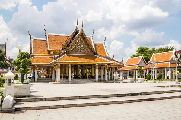 Padiglione Wat Ratchanadda Loha Prasat Bangkok Thailandia — Foto Stock