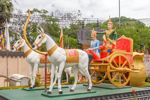 Cavalo e carruagem — Fotografia de Stock