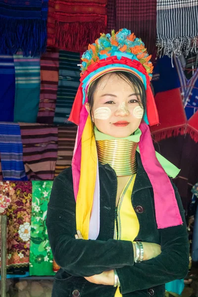 Karen long necked woman — Stock Photo, Image