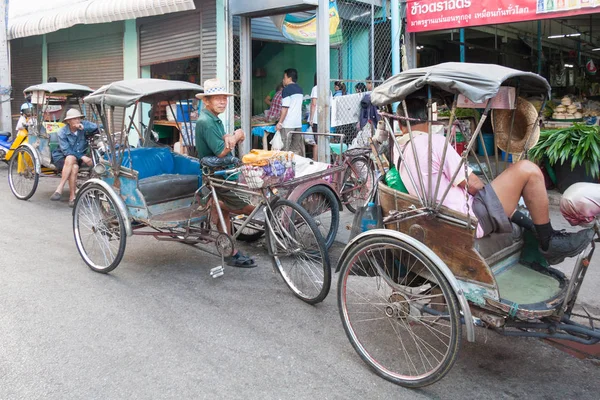 Samlor drivers, Chiang Mai, Tailandia —  Fotos de Stock