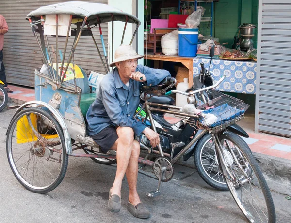 Samlor driver, Chiang Mai, Thailand — Stockfoto
