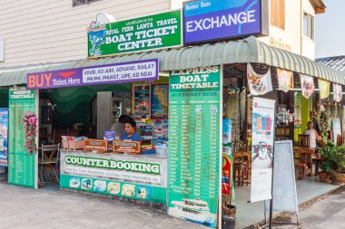 Bir seyahat acentesi ofisi 