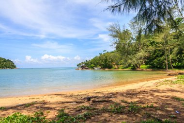 Nai Yang plajda güzel güneşli bir gün
