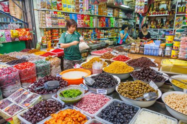 Gıda mağazası, Chinatown, Bangkok, Tayland