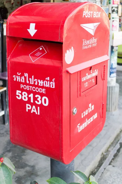 Red Post kutusu, Pai, Mae Hong Son Province, Tayland — Stok fotoğraf