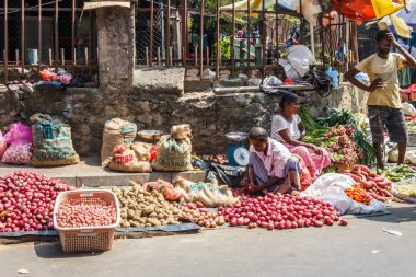 Sebze satan sokak tüccarlar