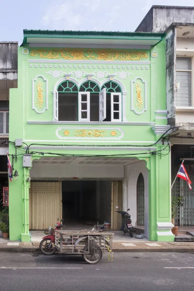 Phuket Thailand October 13Th 2015 Renovated Shop House Phang Nga — Stock Photo, Image