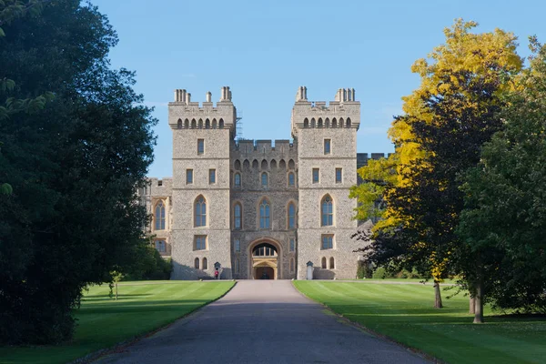Ingresso del Castello di Windsor da Windsor, Great Park, Berkshire, Eng — Foto Stock