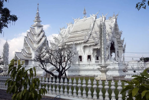 Wat Rong Khun Templo Budista Chiang Rai Tailandia —  Fotos de Stock
