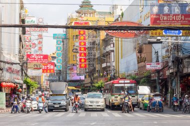 Yaowarat road, Chinatown, Bangkok, Tayland
