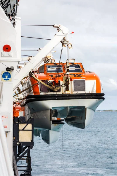 Inschrijving op davits — Stockfoto